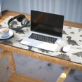 thumbnail image 3 of Long Mouse Pads for Desk,Light Beige Dinosaurs Landscapes Pattern Desk Mats on Top Of Desks, Desk Mouse Pad Extra Large with 3mm Non-Slip Base and Stitched Edge for Gaming,Office,Work,Home 35.4"x15.7", 3 of 6