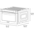thumbnail image 2 of ZLINE 24" 1.2 cu. ft. Microwave Drawer in Black Stainless Steel, 2 of 7