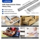 thumbnail image 5 of Lontan 6 pares de guías para cajones de cierre suave de 22 pulgadas para aparador - Guías para cajones de extensión completa de alta resistencia Guías para gabinetes con rodamiento de bolas de metal C, 5 of 5