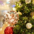 thumbnail image 4 of Festive Christmas Angel Hanging Ornaments – Xmas Tree Decorations for Holiday Season – Assorted Xmas Ornament for Home and Party,E, 4 of 5