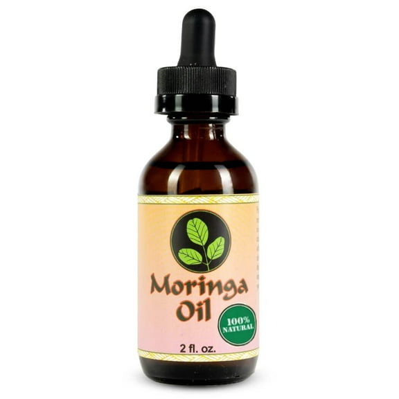 Moringa Seed Oil 2 oz, 100% Pure Moringa Oil for Face Natural Body Skin Beauty Nail Hair Moisturizer