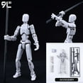 thumbnail image 1 of (Assembly Completed) T13 Action Figure Set,Dummy 13 Robot Action Figure, Lucky 13 Collectible Action Figure Articulated, 1 of 6