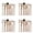 Khaki 4PCS, variant on 8Pcs Mini Cosmetic Eyebrow Eyeshadow Brush Makeup Brush Sets Kits Tools