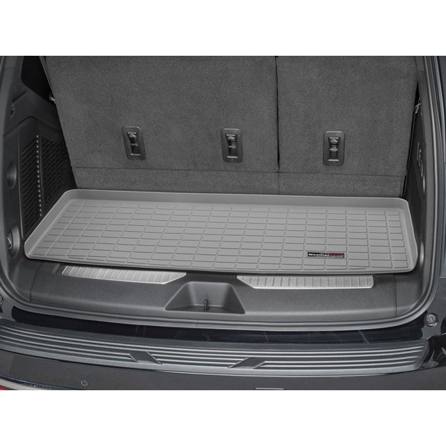 Weathertech Cargo Area Liner 421384 Direct Fit; Raised Edges; Gray; Thermoplastic Elastomer TPE Injection Molded Material; Non-Skid