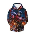 thumbnail image 3 of Youth Cartoon Hoodie Fashion Long Sleeve Kids Pullover Coat Casual Hoody Hooded Sweatshirts for Boys Girls, 3 of 8