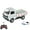 White, variant on Remote Control Cargo Truck, Drift Car Model with LED Lights, Four-Wheel Drive Electric Toy Vehicle for 4-5 Years (7.08x3.74x3.34in)