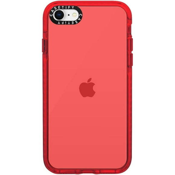 CASETiFY Cas d'Impact pour iPhone SE (2020/2022) et iPhone 7/8 - Rouge