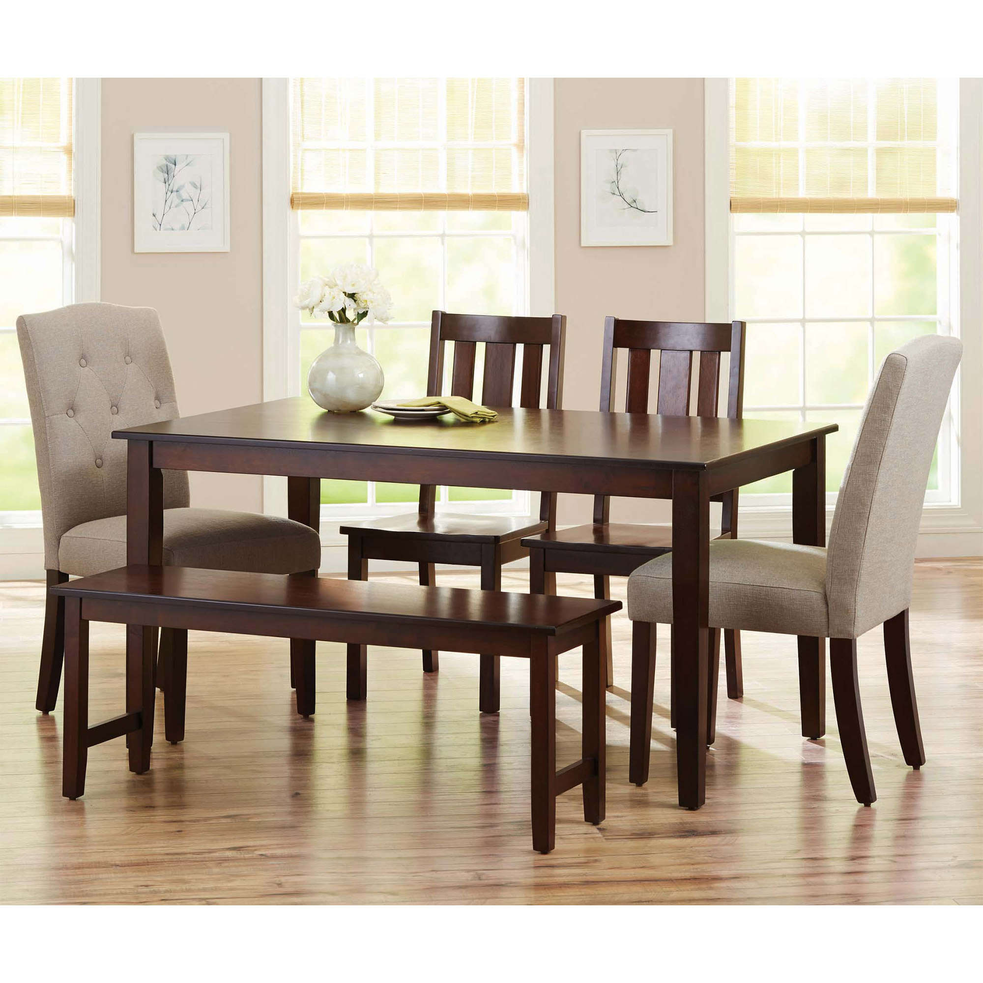 Better Homes & Gardens Bankston Dining Chairs, Set of 2, Mocha photo 4