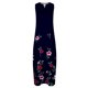 thumbnail image 4 of Ichuanyi liquidación de verano para mujeres ocio suelto en v pable de bolsillo de bolsillo largo estampado de flores vestidos sin mangas ICHUANYI WER2023081604635, 4 of 5