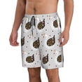thumbnail image 2 of Salouo Cute Swan Pattern Swim Trunks for Men,Men's Hawaiian Bathing Suit Swimsuits Quick Dry Swimming Board Shorts Beach Shorts with Pockets-Medium, 2 of 6