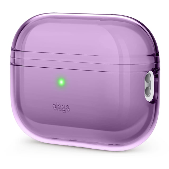 Funda Elago compatible con AirPods Pro de segunda generación, color morado oscuro