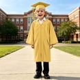 thumbnail image 4 of Kids Graduation Gown and Cap Set, Unisex Preschool Kindergarten Doctoral Robe with Pockets and 2026 Tassel for Girls Boys Zipper Ceremony Graduation Outfits 2-12Y Valentines Party Birthday Gifts, 4 of 7