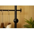 thumbnail image 2 of Clothes Garment Coat Rack, Metal Clothing Rack (Black), 2 of 8