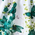 thumbnail image 5 of AUNVITO Baby Girls Butterfly Sleeve Ribbed Dress Butterfly Print Summer Princess Round Neck Short Sleeve, 5 of 6