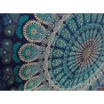 thumbnail image 2 of Tapiz de mandala multicolor, colgante de pared indio, sábana, sábana de playa de picnic de edredón, hippie de calidad, 2 of 3
