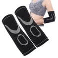 thumbnail image 4 of Support de Coude de Sport en Plein Air, Équipement de Protection de Protection de Coude, Femme Résistante à l'Usure Noire + Grise pour Homme, 4 of 8