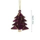 thumbnail image 2 of Ornamento Navideño, Adornación Para Árbol Navideño, Festivo Hogar Fiesta, Dibujado a Mano, Acero Inoxidable, Base de Madera, Para Salón, 20 pulgadas, Colores Vibrantes, Aesthetic Christmas, 2 of 9