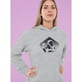 thumbnail image 2 of Spaceman Oortrait Hoodie Women -Smartprints Designs, Female Medium, 2 of 4