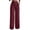 Red, variant on Npasoilc High Waist Elastic Wide Leg Pants for Women Straight Pleated Casual Trousers with Pockets,Blue