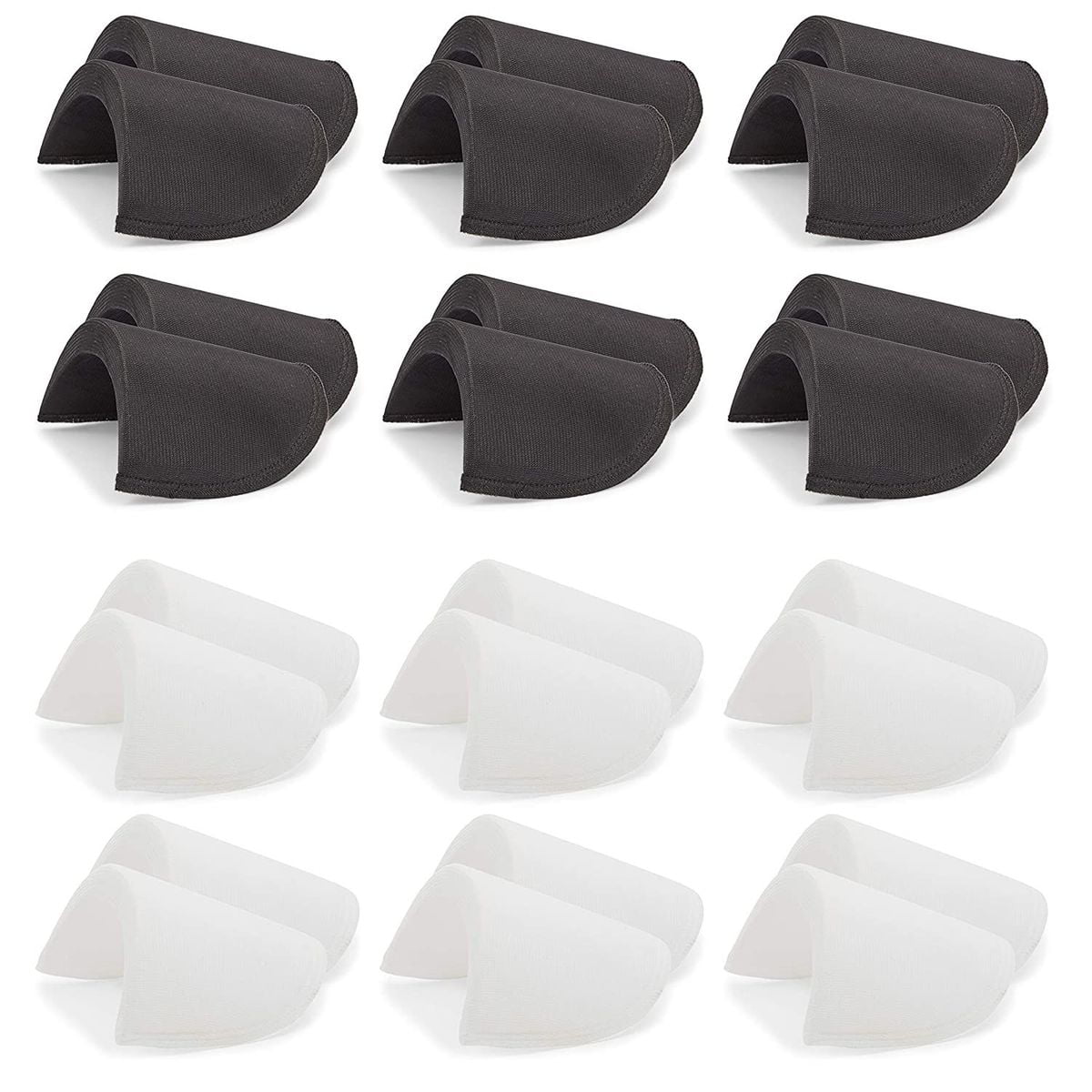 10Pairs Women Set-in Shoulder Pads Sponge Enhancer Sewing For Blazer Shirt Cloth