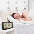 thumbnail image 4 of Latrodar Smart Night Digital Alarm Clock Long-Lasting ted Desk Small Clock Black Home Essentials, 4 of 5