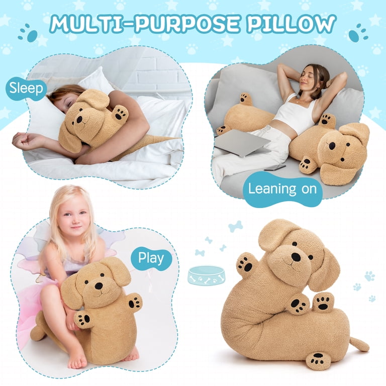 Morismos 43.3 Inch Golden Retriever Dog Body Pillow Plush photo 5