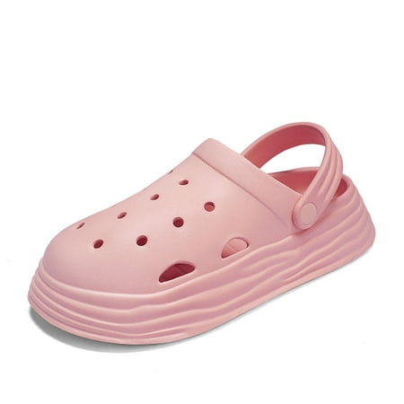 

Earlde Womens Clog EVA Rubber Slingback Perforated Garden Shoes Lightweight Slip On