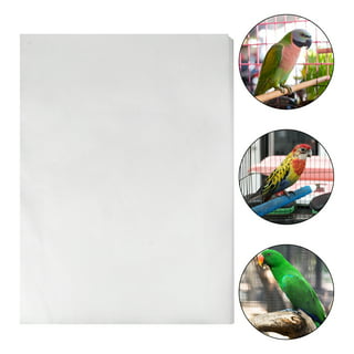 Bird Cage Liner Papers, 100/200 Sheets Non-Woven Bird Cage Liners, Precut  Absorbent Bird Paper (12.2×10in, 100 Sheet)
