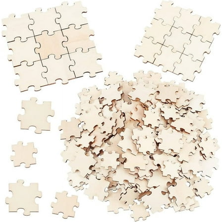 200pcs Unfinished Wood Pieces Blank Irregular Wooden Pieces