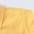 thumbnail image 6 of Ccpelsie Classic Boys Long Sleeve Uniform Shirt Oxford Button Down Solid Color for School Holidays and Special Events(A-Yellow,11-12 Years), 6 of 9