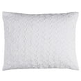 thumbnail image 2 of Rizzy Home Carly 20" x 26" Cotton Standard Sham in White, 2 of 2