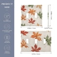 thumbnail image 2 of Yayeee Toggle Light Switch Wall Plate 3-Gang 6.37"x4.48" Decorative Outlet Cover, Brown Autumn Leaves, 2 of 7