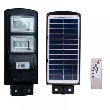 

GOODLY LED Solar Street Light Wall Light Lamp Waterproof High Brightness Smart Lamp Motion Sensor Intelligent 6V Polycrystalline Solar Panel with Remote Dawn Security Light for Home Garden