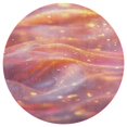 thumbnail image 3 of Purple Blue And Gold Wave Floral Medallion Round Rug - Small Round Area Rug, Soft Non-Slip Machine Washable Bedroom Mat Indoor Accent Entry Carpet for Office Desk Dorm Hallway, 3 of 6