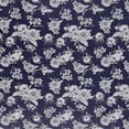 thumbnail image 2 of Zelouf Zs1810T-1 Print Hmc With Puff  , Sewing, DIY, Crafts Fabric by the Yard, 414 Navy/white, 20 Yard, 2 of 2