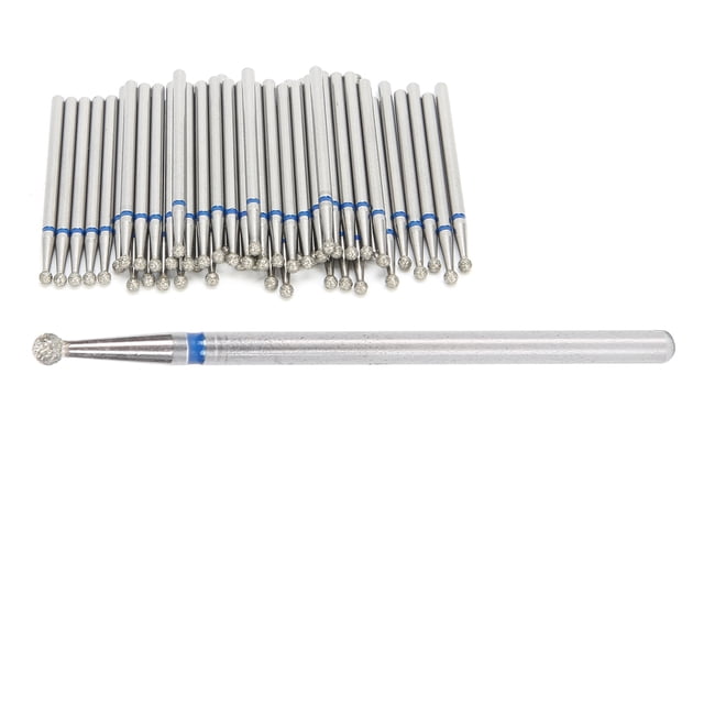 50 UDS. Brocas para uñas, Eliminación de Piel Muerta, Accesorio para Cabezal de Pulido de Unas, Herramienta Multifuncional Para Manicura y Pedicura