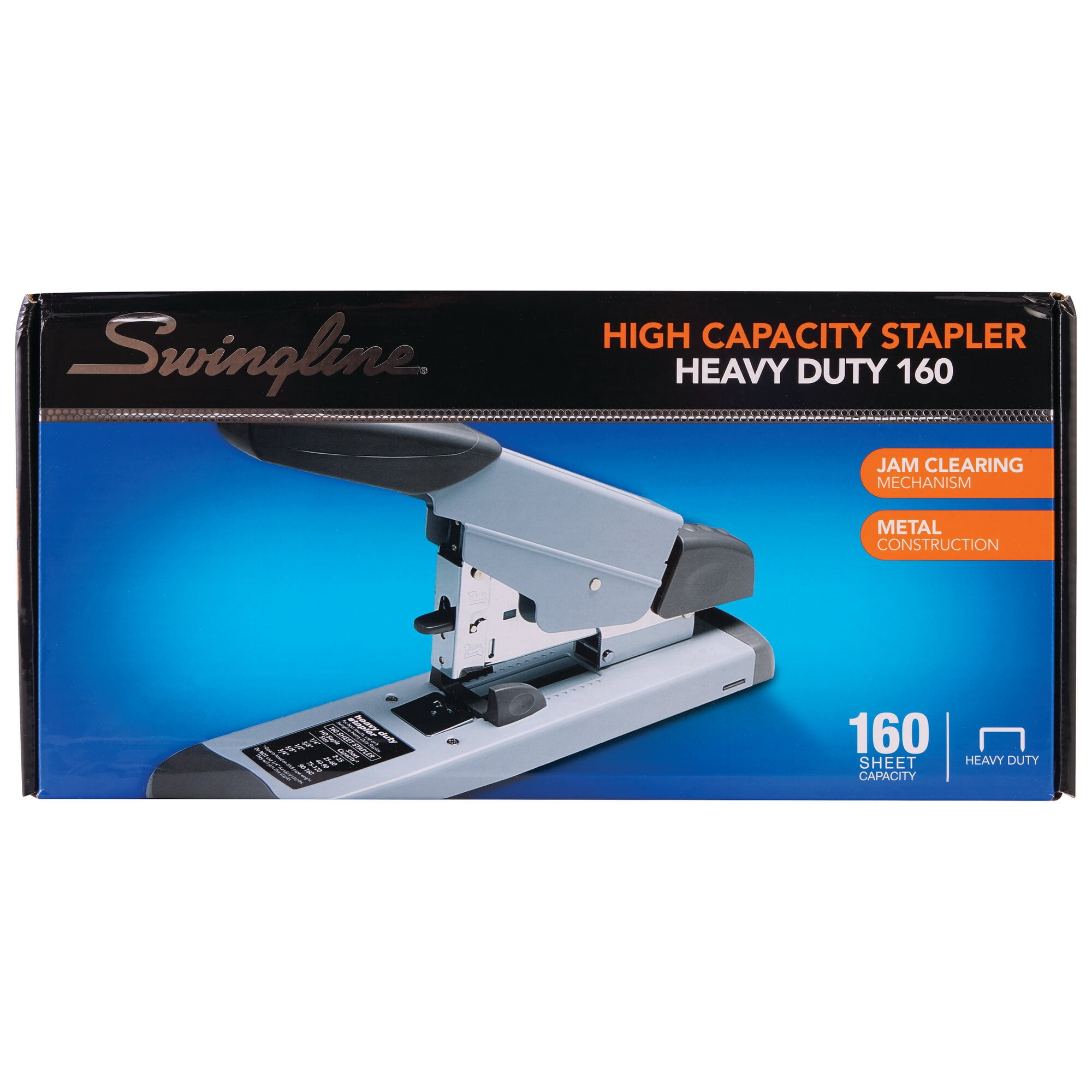 Swingline Heavy Duty Stapler, 160 Sheets, Platinum