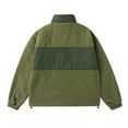 thumbnail image 4 of safuny Men's Outdoor Sport Zipper Jacket Long Sleeve Casual Fashionable Pocket Coat for Daily Wear able Standard Thickness Great for Fall and Winter Activities Army Green L, 4 of 8
