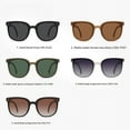 thumbnail image 2 of Gafas de sol plegables para mujer, polarizadas, con película verde interior, protección solar, banda de luz antirreflejos, almohadilla para la nariz Gafas de sol plegables, 2 of 3
