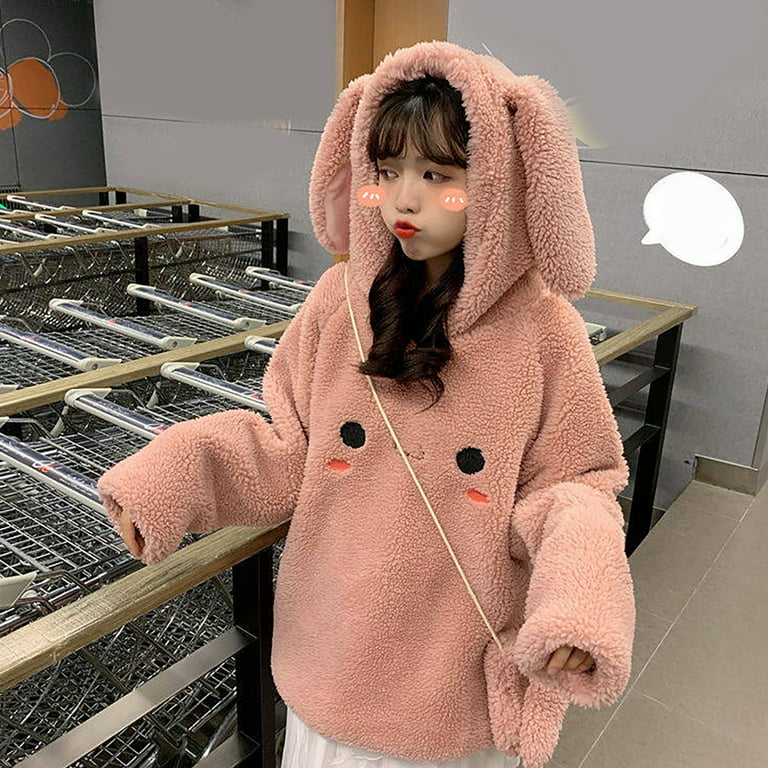 anime girl bunny hoodie