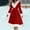 Red, variant on LSLJS Christmas Mini Dresses for Women Fuzzy V Neck Long Sleeve Dresses Fashion Casual Red White Block Christmas Party Dresses, S-2XL