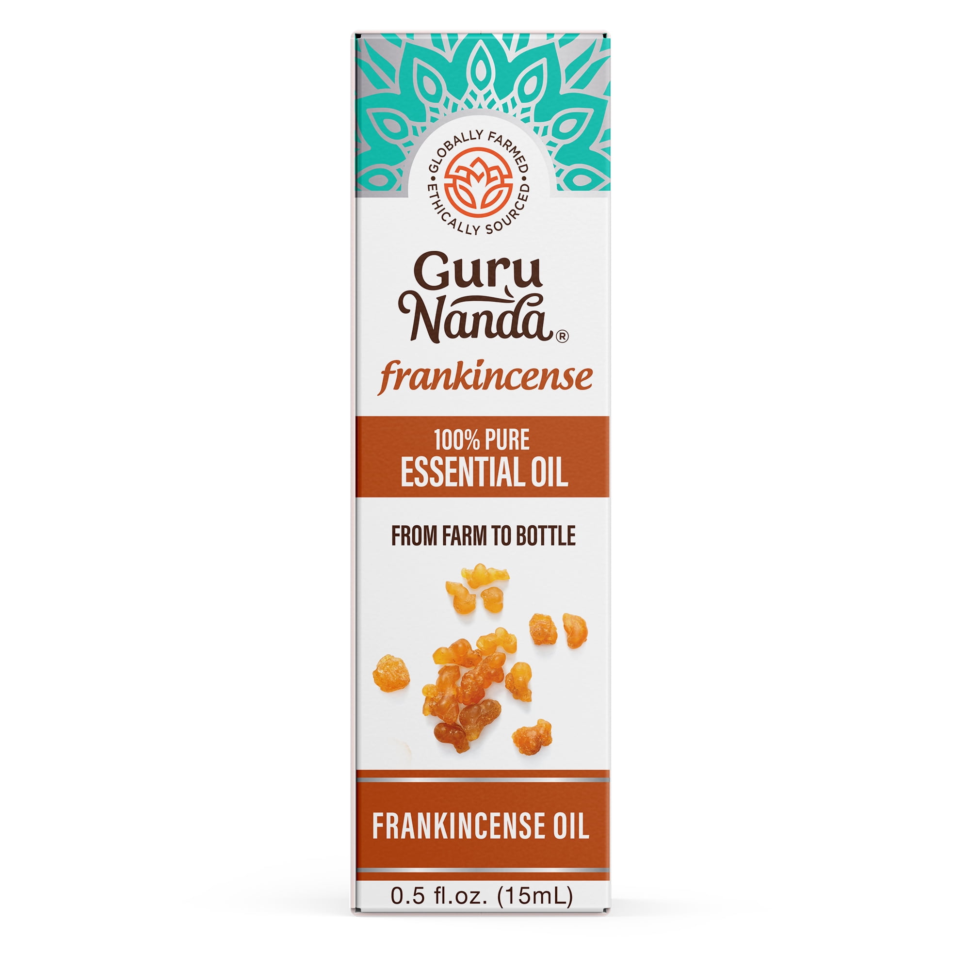 GURU NANDA Frankincense Essential Oil 15ml Pure Natural