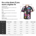 thumbnail image 6 of Lsque Cat Icecream pattern Hawaiian Shirt for Men, Unisex Summer Beach Casual Short Sleeve Button Down Shirts-XX-Large, 6 of 9