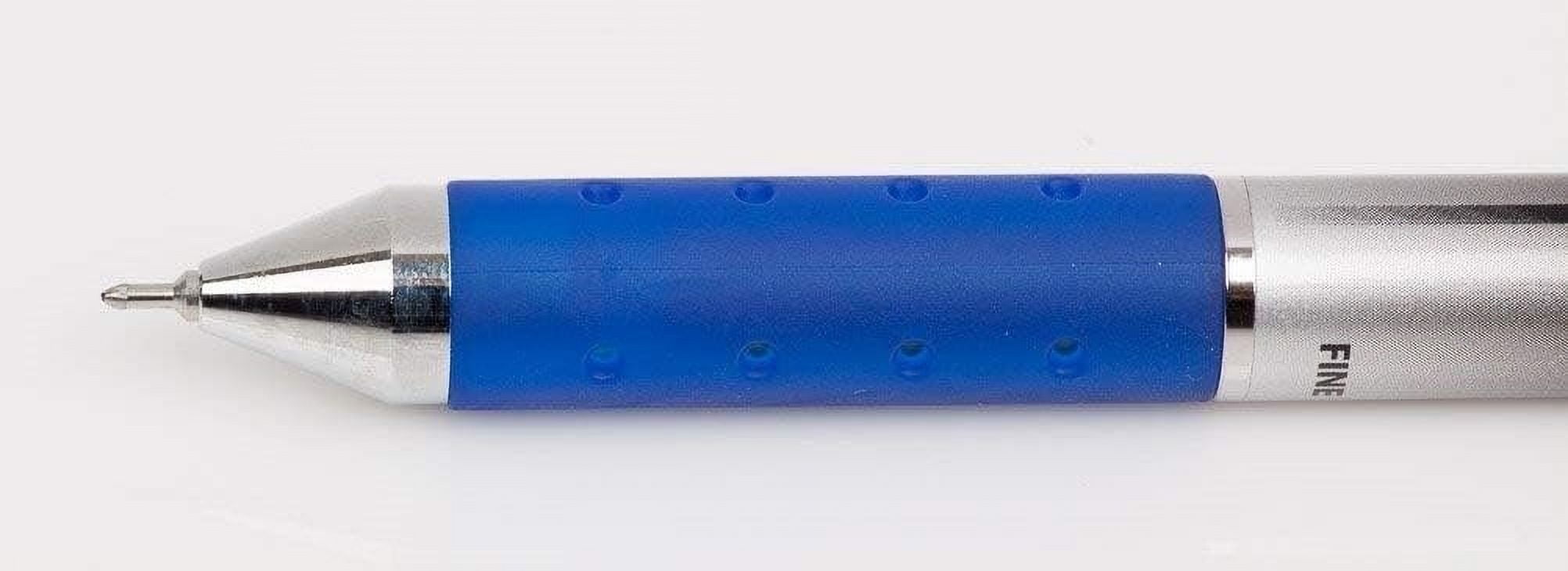 TUL Retractable Gel Pens 0.5mm Needle Point Fine, Black/Blue Bundle 2 4-packs