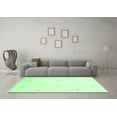 thumbnail image 3 of Ahgly Company Indoor Rectangle Solid Emerald Green Modern Area Rugs, 2' x 3', 3 of 4