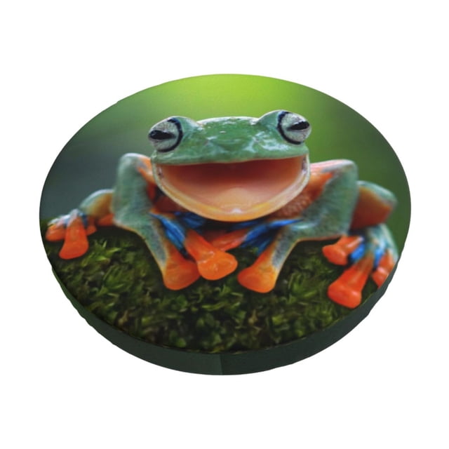 Balery Tree Frog Fundas de asiento para taburete de bar redondo de tela de terciopelo ajustables que protegen de arañazos y manchas para sillas de 14 a 17 pulgadas.-13 inch