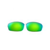 Walleva Emerald Polarized Replacement Lenses for Oakley Half Wire 2.0 Sunglasses
