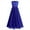Royal Blue, variant on Flower Girl Dresses Junior Wedding Bridesmaid Prom Party Chiffon Floral Lace Flowy Maxi Princess Pageant Long Communion Gown 9-10 Years Light Purple