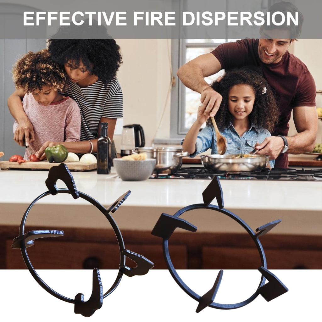 Wok Rings Wok Support Rings Gas Stove Cast Iron Gas Stove Top Burners Rings Wok Pans Stand Holder Gas Range Replacement