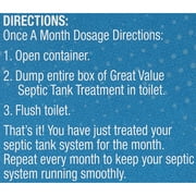 Great Value Septic System Treatment, 9.8 oz